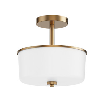 Fuller Two Light Semi Flush/Pendant Convertible in Natural Aged Brass (16|5692WTNAB)