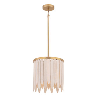 Marimba One Light Pendant in Weathered White (16|22511WWTNAB)