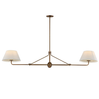 Dunbridge Two Light Pendant in Weathered Brass (16|18412OFWBR)