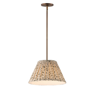 Dunbridge One Light Pendant in Weathered Brass (16|18411OWWBR)