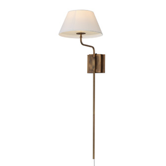 Dunbridge One Light Wall Sconce in Weathered Brass (16|18410OFWBR)