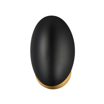 Maris One Light Wall Sconce in Black / Natural Aged Brass (16|10821BKNAB)