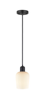 Austere One Light Mini Pendant in Matte Black (405|900-1P-BK-G4201)