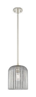 Downtown Urban One Light Pendant in Polished Nickel (405|434-1S-PN-G559-8SM)
