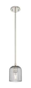 Downtown Urban One Light Pendant in Polished Nickel (405|434-1S-PN-G559-5SM)