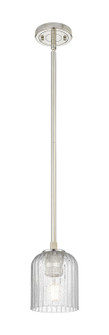 Downtown Urban One Light Pendant in Polished Nickel (405|434-1S-PN-G559-5SDY)