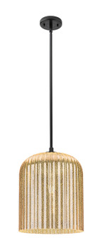 Downtown Urban One Light Pendant in Matte Black (405|434-1S-BK-G559-12ME)