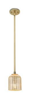 Downtown Urban One Light Pendant in Brushed Brass (405|434-1S-BB-G559-5ME)