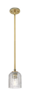 Downtown Urban One Light Pendant in Brushed Brass (405|434-1S-BB-G559-5CL)