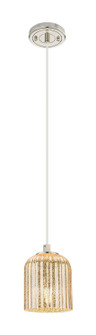 Downtown Urban One Light Pendant in Polished Nickel (405|434-1P-PN-G559-5ME)
