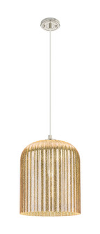Downtown Urban One Light Pendant in Polished Nickel (405|434-1P-PN-G559-12ME)