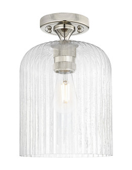 Downtown Urban One Light Flush Mount in Polished Nickel (405|434-1F-PN-G559-8SDY)