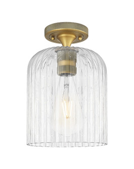 Downtown Urban One Light Flush Mount in Brushed Brass (405|434-1F-BB-G559-8CL)