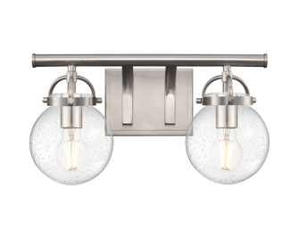 Downtown Urban Two Light Bath Vanity in Satin Nickel (405|416-2W-SN-G204-6)