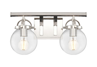 Downtown Urban Two Light Bath Vanity in Polished Nickel (405|416-2W-PN-G202-6)