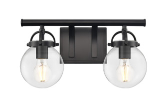 Downtown Urban Two Light Bath Vanity in Matte Black (405|416-2W-BK-G202-6)