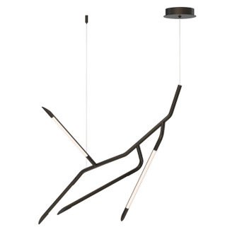Scion LED Pendant in Black (86|E25413-BK)