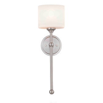 Fusion One Light Wall Sconce in Brushed Nickel (102|FSN-4331-OPAL-NCKL)