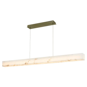 LumenAria LED Linear Pendant in Brushed Brass (102|FAL-8237-BRSS)