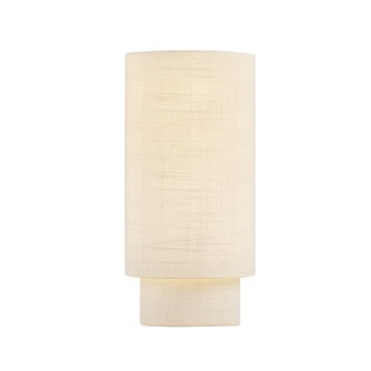 Textile One Light Wall Sconce in Cream Linen Fabric (102|FAB-5772-CREM)