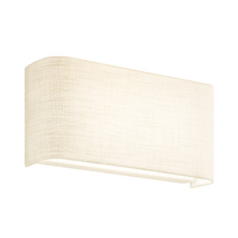 Textile LED Wall Sconce in Cream Linen Fabric (102|FAB-5665-CREM)