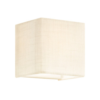 Textile LED Wall Sconce in Cream Linen Fabric (102|FAB-5661-CREM)