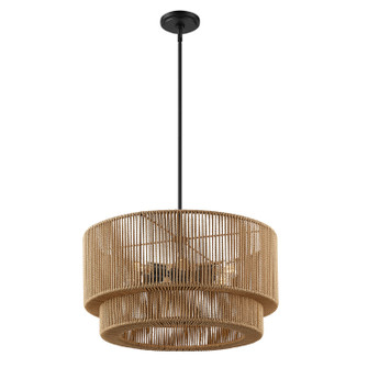 Eco Six Light Pendant in Matte Black (102|ECO-8308-MBLK)