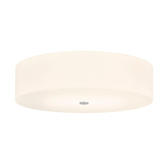Acryluxe Six Light Flush-Mount in Brushed Nickel (102|ACR-9733-OPAL-NCKL)