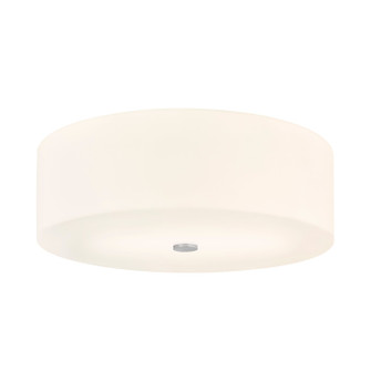 Acryluxe Five Light Flush-Mount in Brushed Nickel (102|ACR-9732-OPAL-NCKL)
