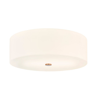 Acryluxe Five Light Flush-Mount in Brushed Brass (102|ACR-9732-OPAL-BRSS)