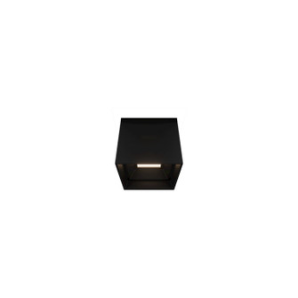 Downtown LED Outdoor Flush Mount in Black (34|FM-W47203-35-BK)
