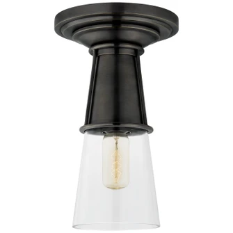 Robinson One Light Flush Mount in Bronze (268|TOB 4751BZ-CG)