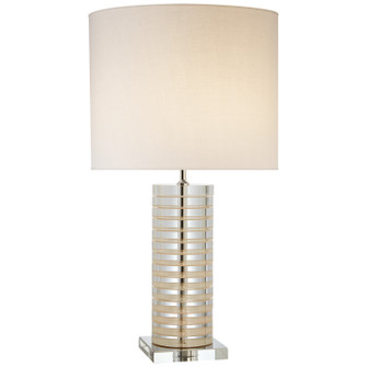 Grayson One Light Table Lamp in Crystal with Cream (268|KS 3945CG/CRE-L)