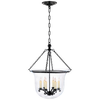 Country Bell Jar Six Light Lantern in Bronze (268|CHC 2110BZ)