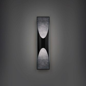 Kastlerock LED Outdoor Wall Sconce in Basalt Stone/Black (281|WSW202624-BV/BK)