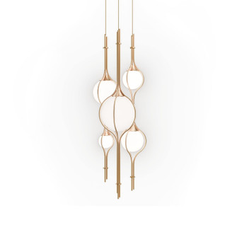 Skyla LED Pendant in Vintage Brass (281|PD600605R-TWA-VB)