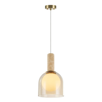 Juna One Light Pendant in Brass (78|SC13380BR)