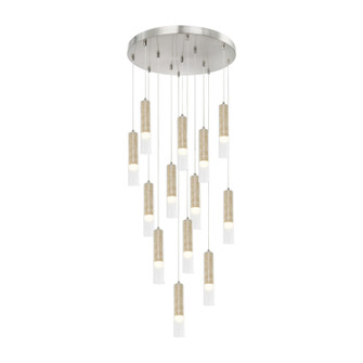Zara LED Chandelier in Brushed Nickel (78|AC5104BN)