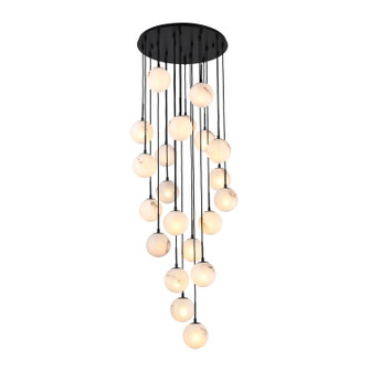 Nightfall 21 Light Lantern in Black (78|AC12281BK)