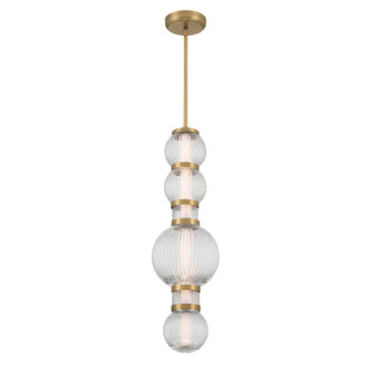 Cordel LED Mini Pendant in Legacy Brass (7|15030-732-L)
