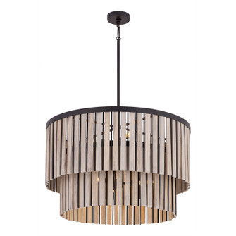 Esbelta Six Light Pendant in Dark Bronze (7|12455-860)