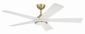 Frye 52'' 5-Blade Indoor ceiling Fan 52'' Ceiling Fan in Satin Brass (46|FRY52SBW5)