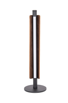 Cameron LED Table Lamp in Flat Black/Walnut (46|87030FBWAL-T)