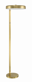 Keeva One Light Floor Lamp in Satin Brass (46|87025SB-F)