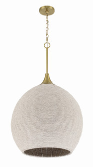 Keira Three Light Pendant in Satin Brass (46|61393W-SB)