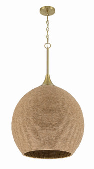 Keira Three Light Pendant in Satin Brass (46|61393-SB)