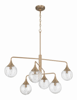 Reflection Six Light Chandelier in Premium Bronze (46|61226-CPZ)