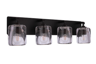 Andie Four Light Vanity in Flat Black (46|20628FB4)
