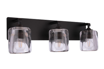 Andie Three Light Vanity in Flat Black (46|20624FB3)