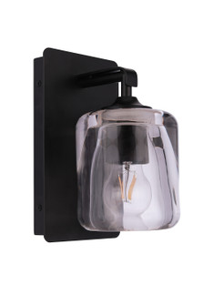 Andie One Light Wall Sconce in Flat Black (46|20605FB1)